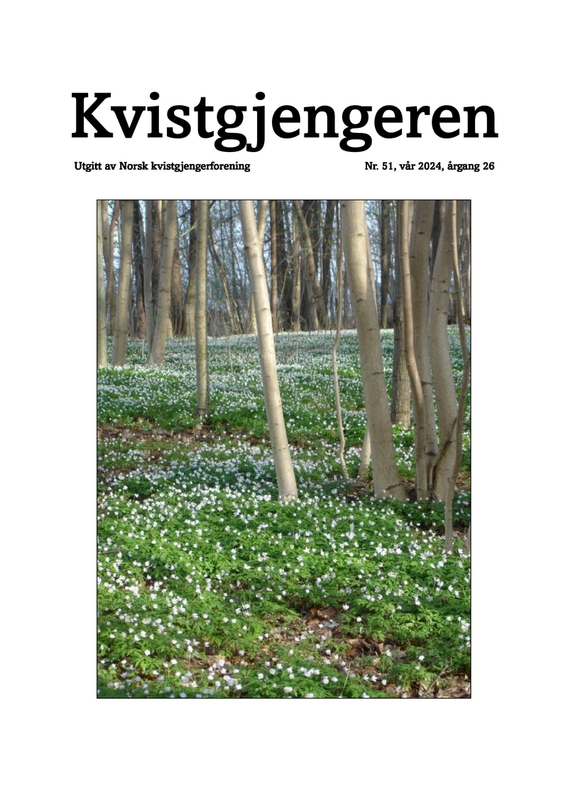 Artikkelbilde til artikkelen Medlemsblad Kvistgjengeren nr 51 